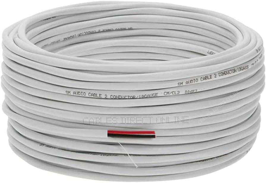 18/2 Stranded Unshielded Security Wire 500ft V14496