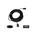 DB9 Male to Female Thru Plenum White Cable 75ft A171600