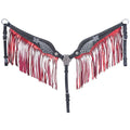 Black Fringe Breast Collar P4078