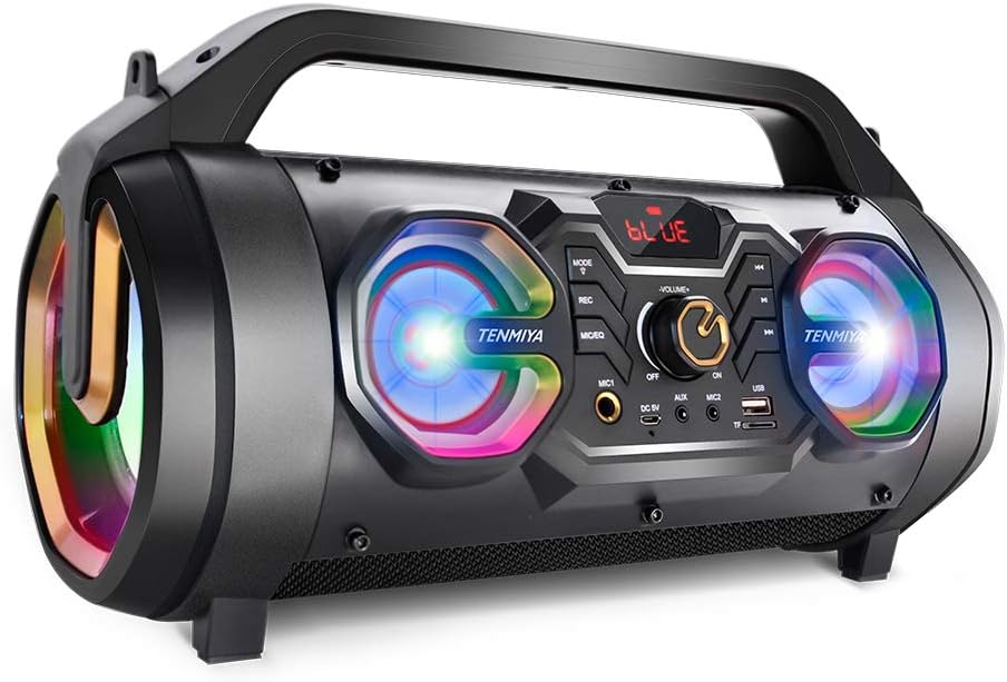 30W Portable Bluetooth Boombox Speaker with Subwoofer M101