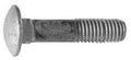 5/16x22-18 NC x 2-1/2x22 Grade A Carriage Bolts Hot Dip Galvanized Z9962