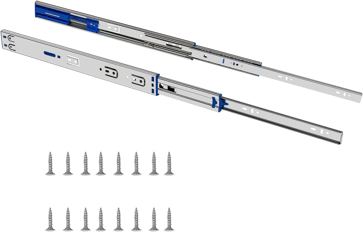 24 Inch Soft Close Full Extension Ball Bearing Drawer Slides 6 Pairs G999767