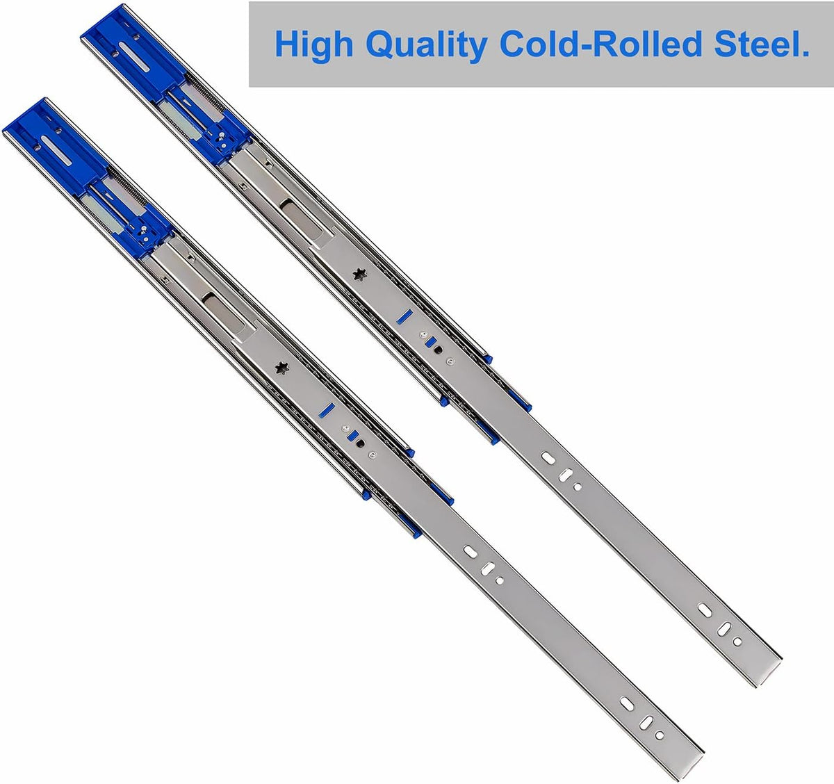 24 Inch Soft Close Full Extension Ball Bearing Drawer Slides 6 Pairs G999767