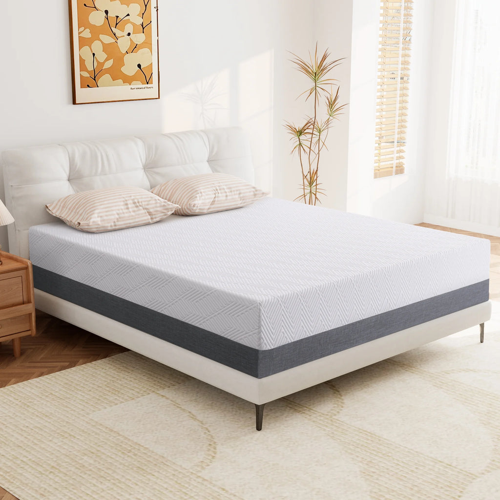 Queen 10 Gel Memory Foam Mattress R216
