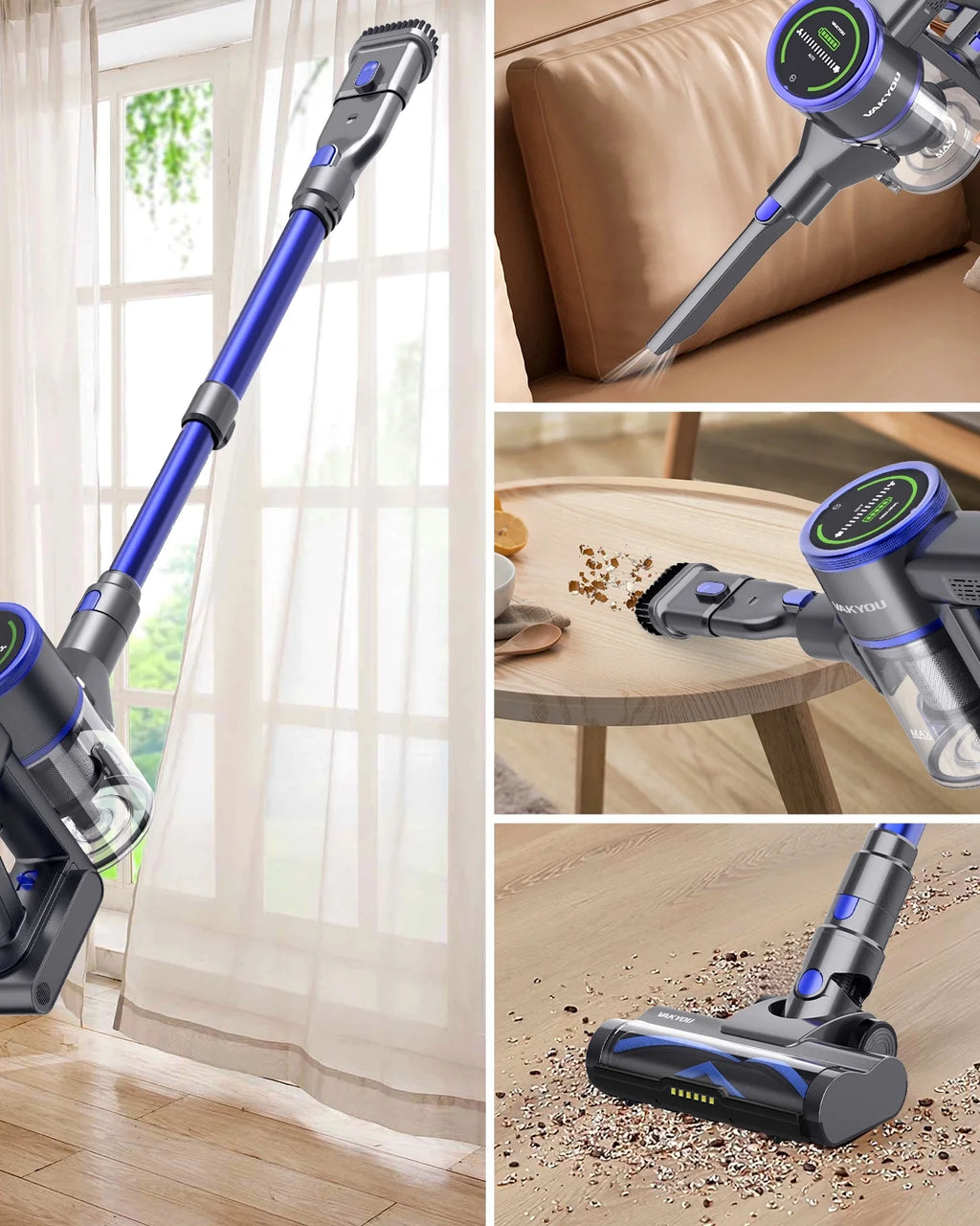 Cordless Stick Vacuum 450W 33Kpa 55mins E78772