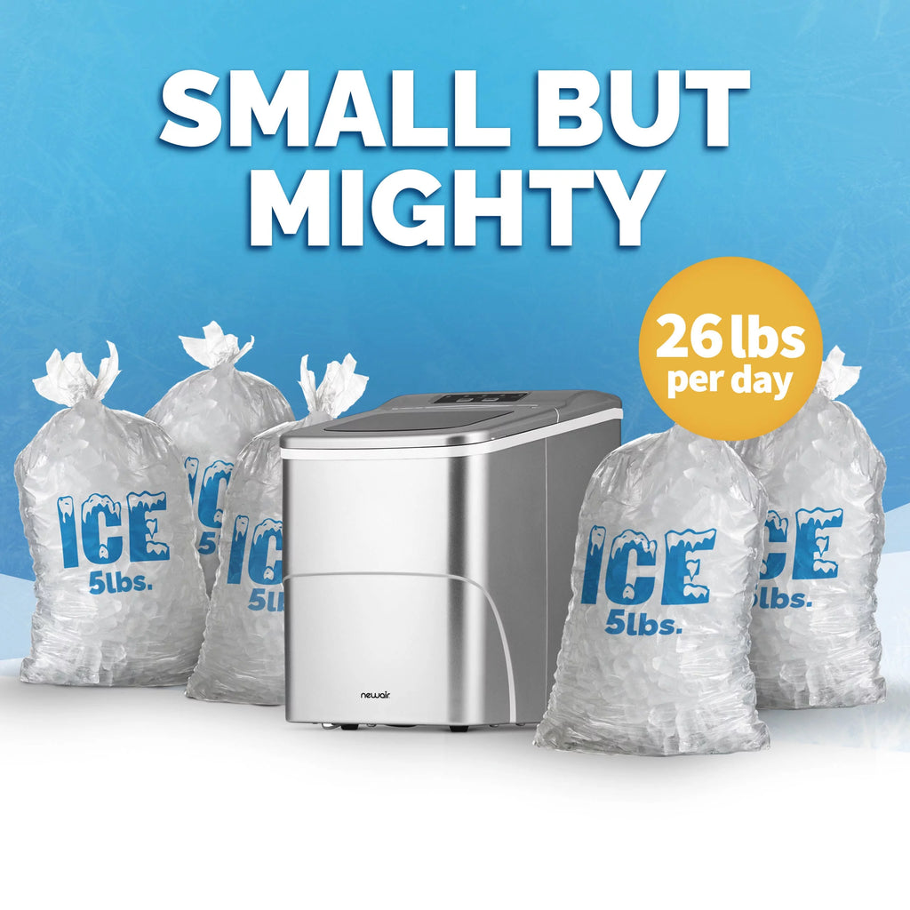 26 lbs. Countertop Ice Maker in Black E6342