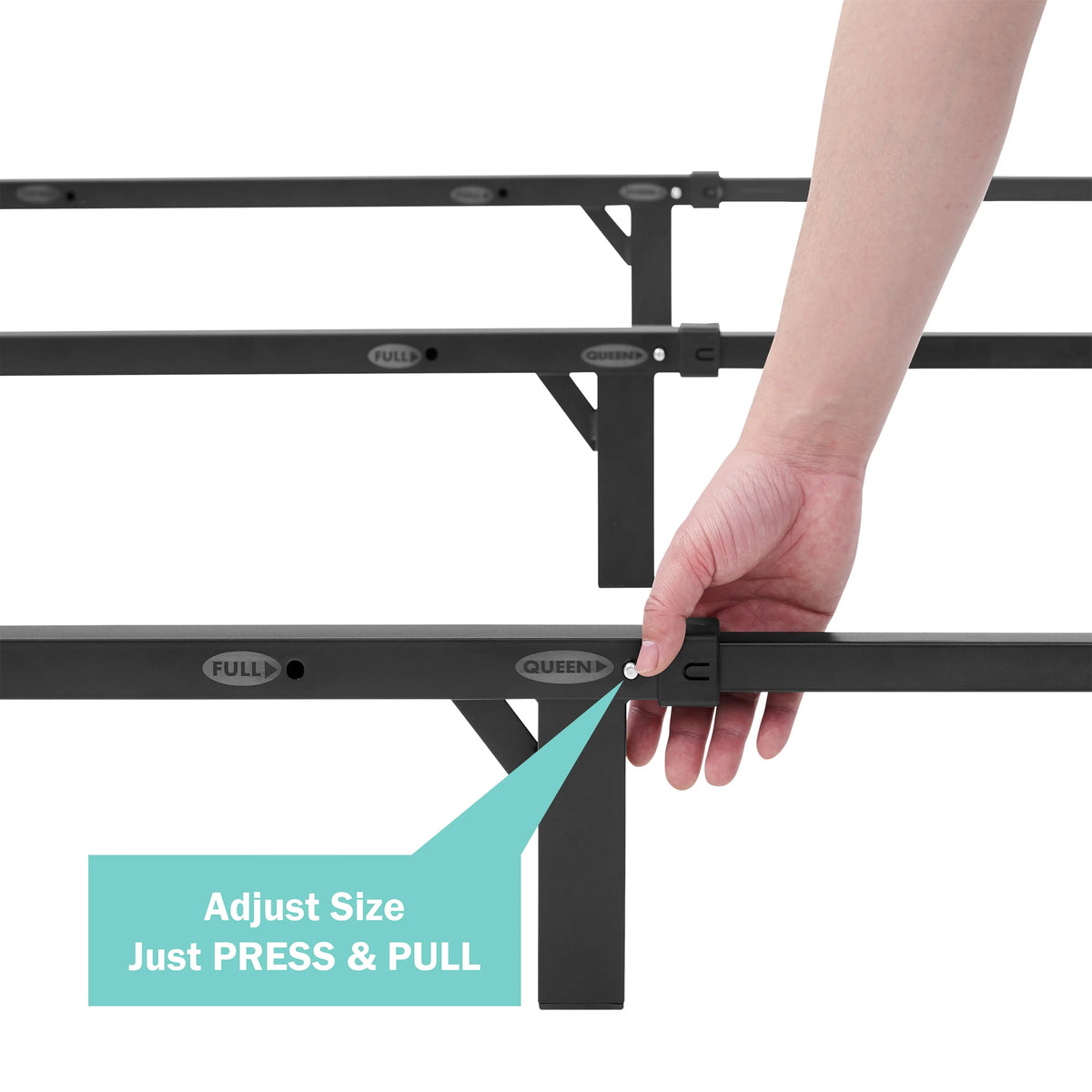 Adjustable Metal Bed Frame W8276
