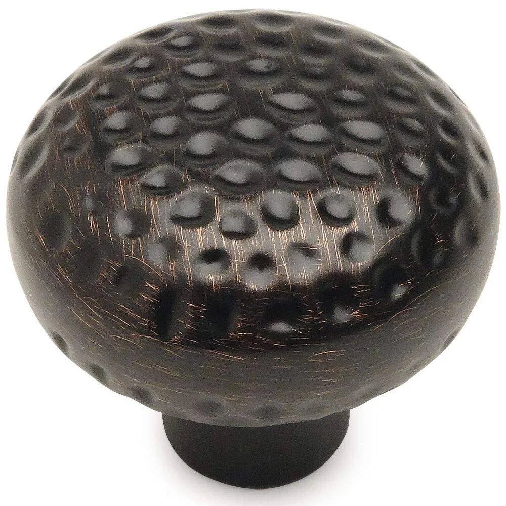 Oil Rubbed Bronze Round Zinc Cabinet Knob 25 Pack P3507