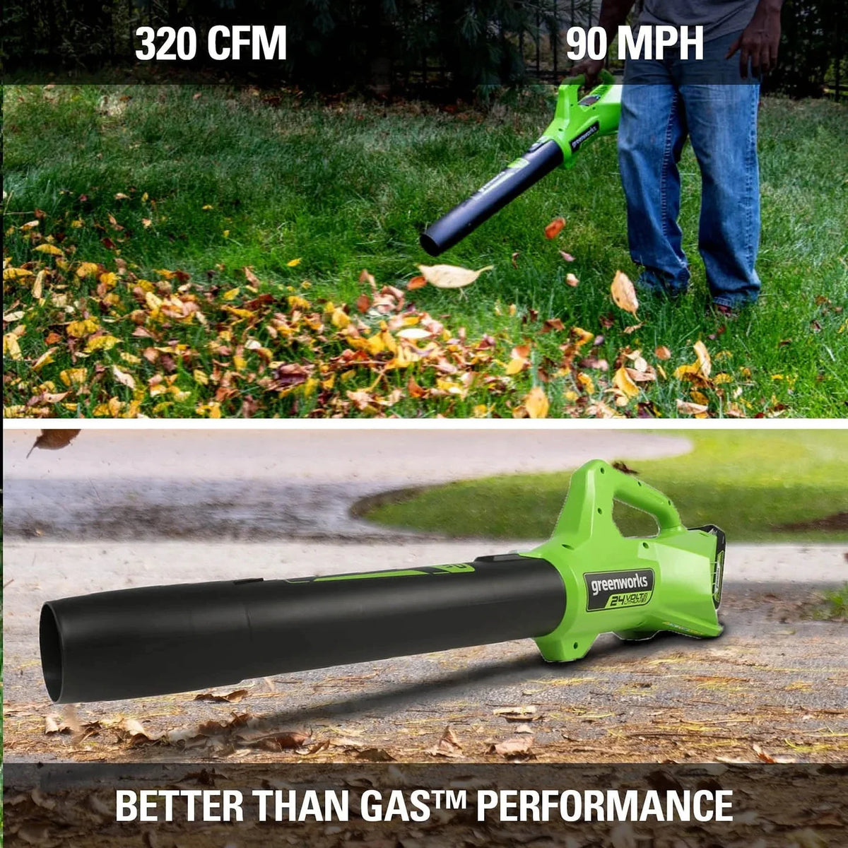 24V Cordless Axial Blower with 2Ah USB Battery & Charger Y140494