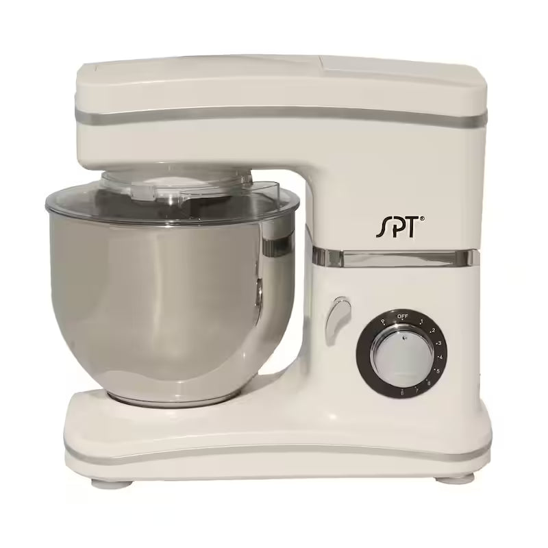 White 5.5 Qt 8-Speed Tilt Head Stand Mixer P580