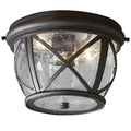 Rubbed Bronze Outdoor Flush-Mount Light E96435