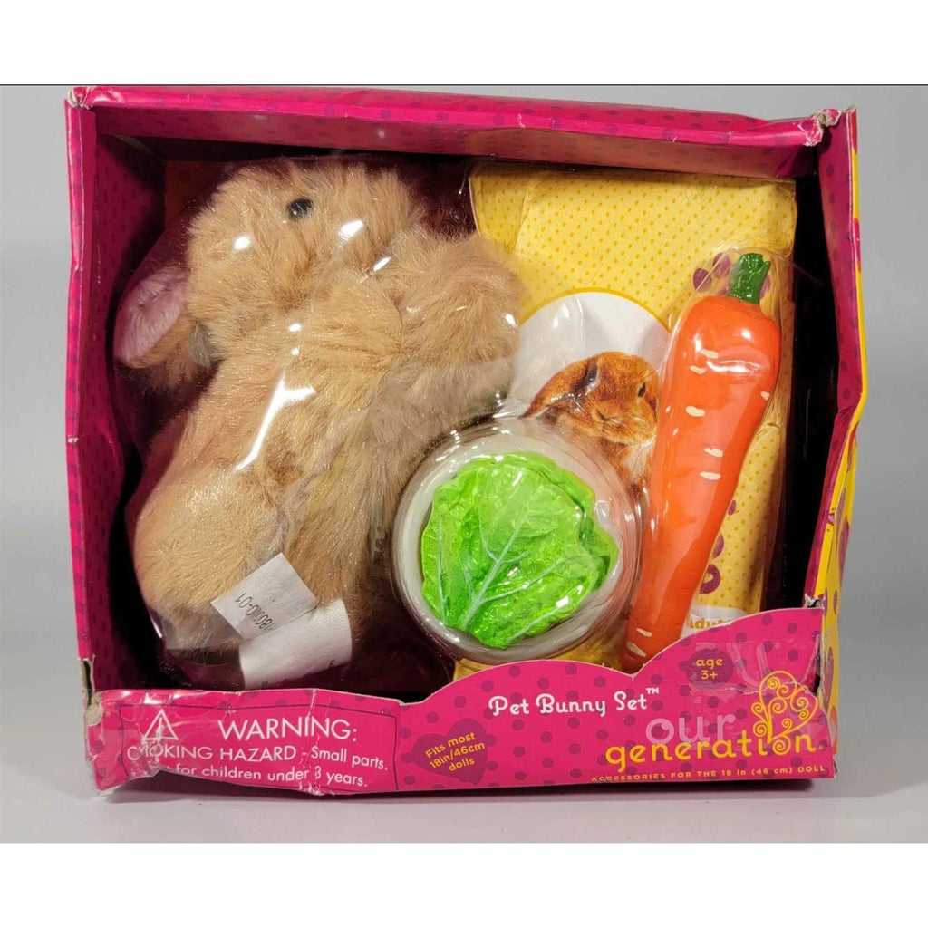 Mini Plush Pet Bunny 18 Accessory Set C405474