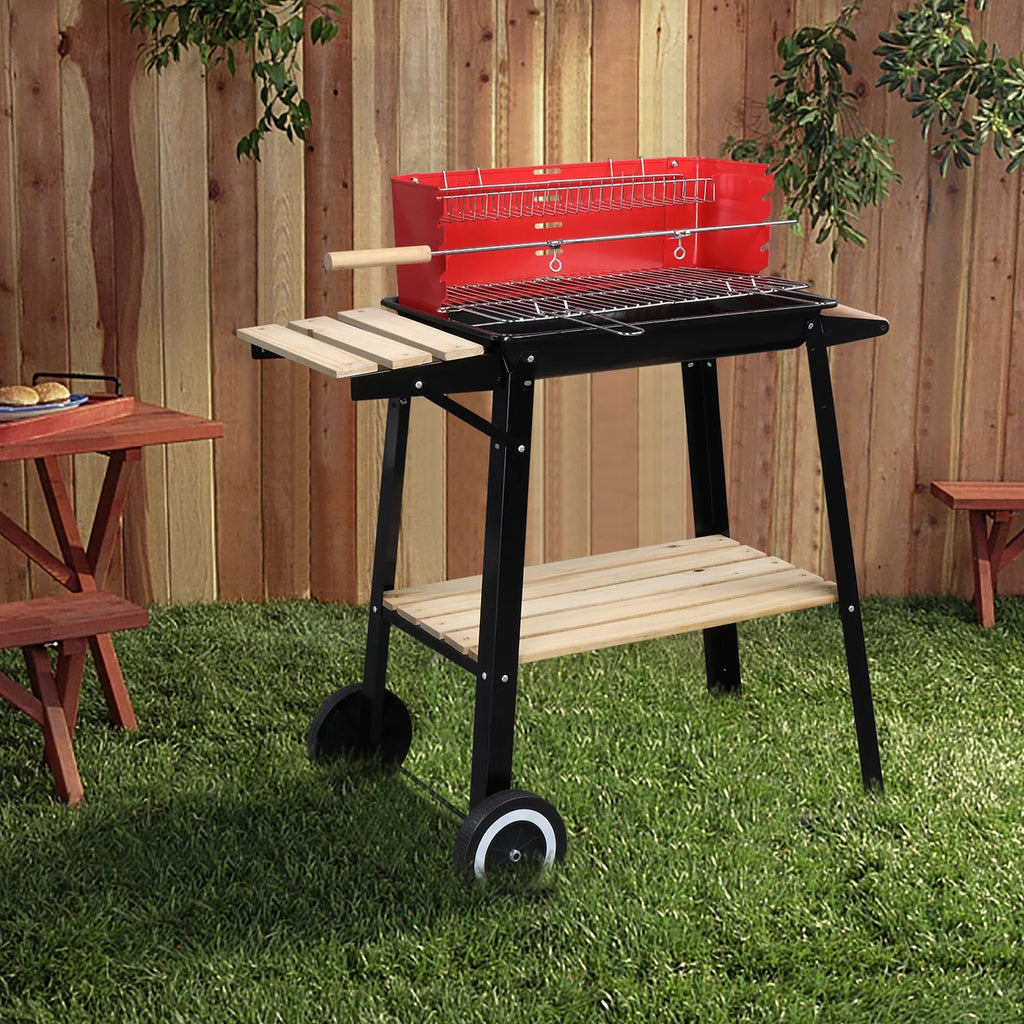 Charcoal Grill Portable Steel BBQ Pit C37322