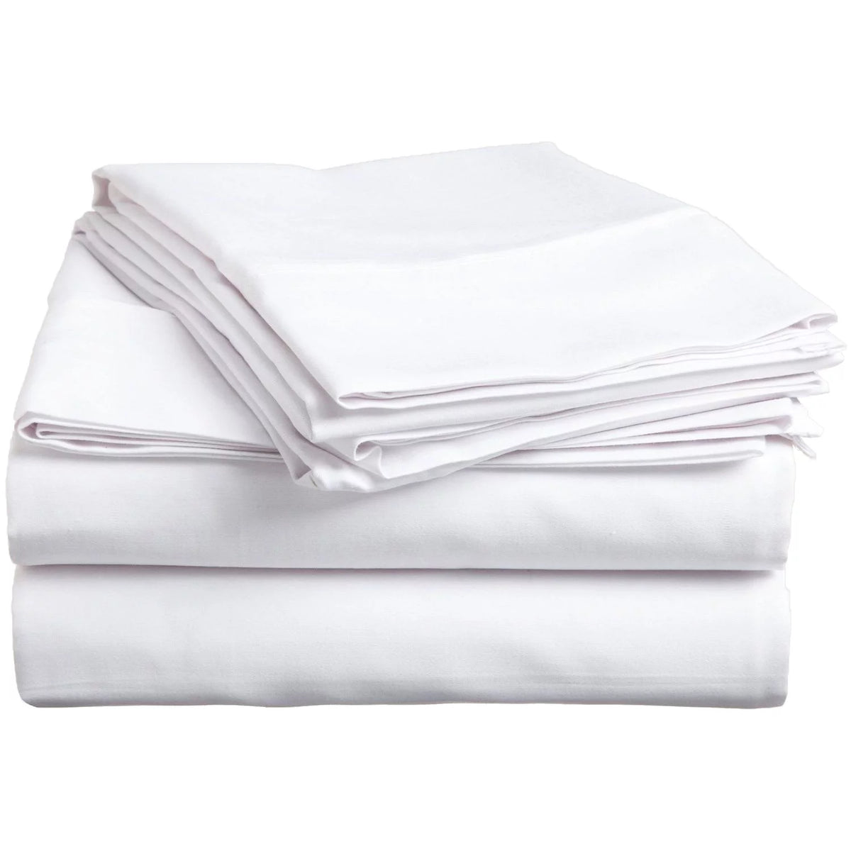 Cal King White Egyptian Cotton Sheet Set I703