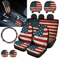 Purple Sugar Skull Car Seat Cover Set 11 PCS S341