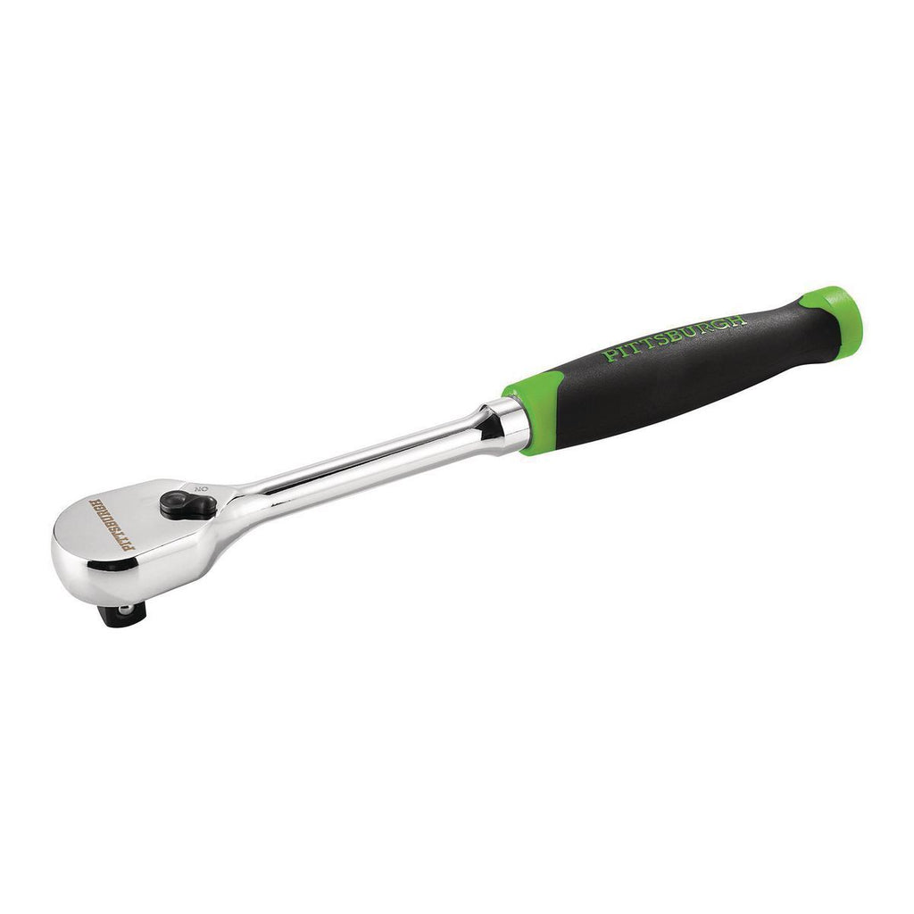 1/2 in. Drive Low-Profile Ratchet with Soft Grip X7273