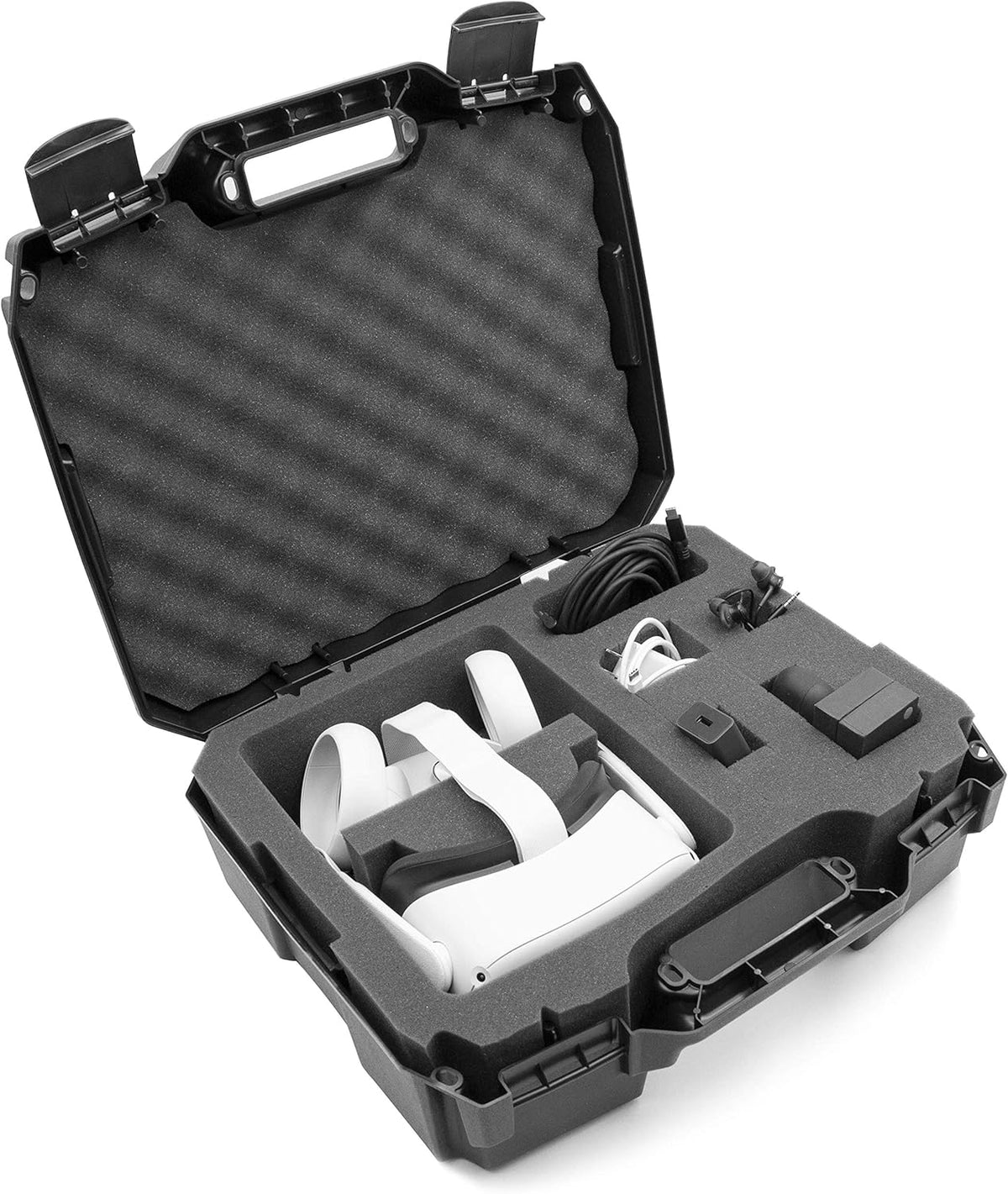 Hard Shell Travel Case for VR Headset with Custom Compartments H550866