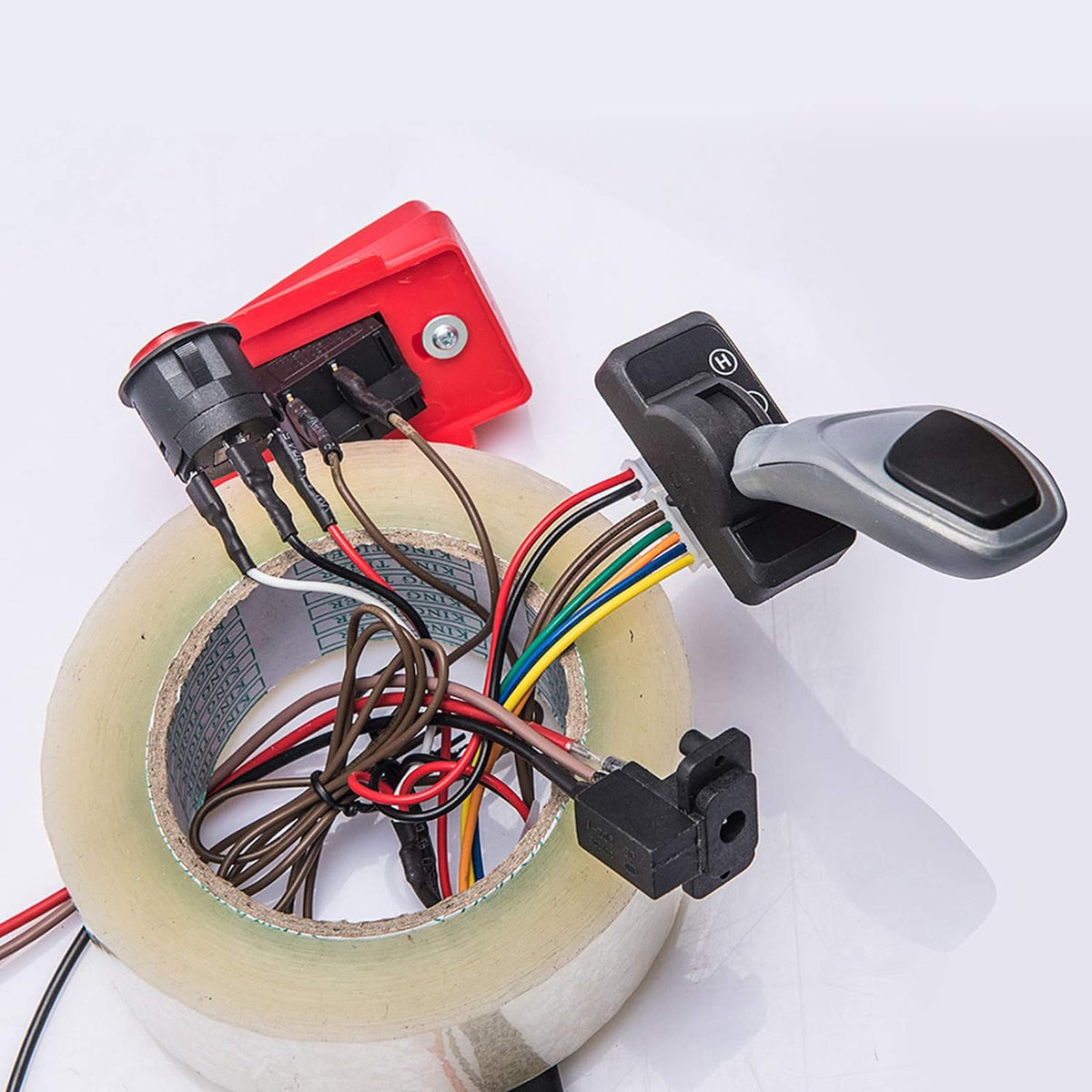 24 Volt Electric Car Wires and Switch Kit with 2.4G Remote Control and Receiver Pack of 2 K98127