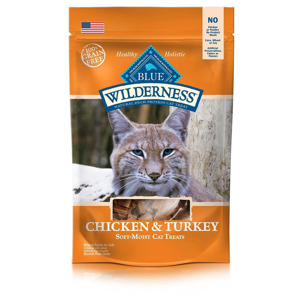 Chicken & Duck Grain-Free Cat Treats Q497