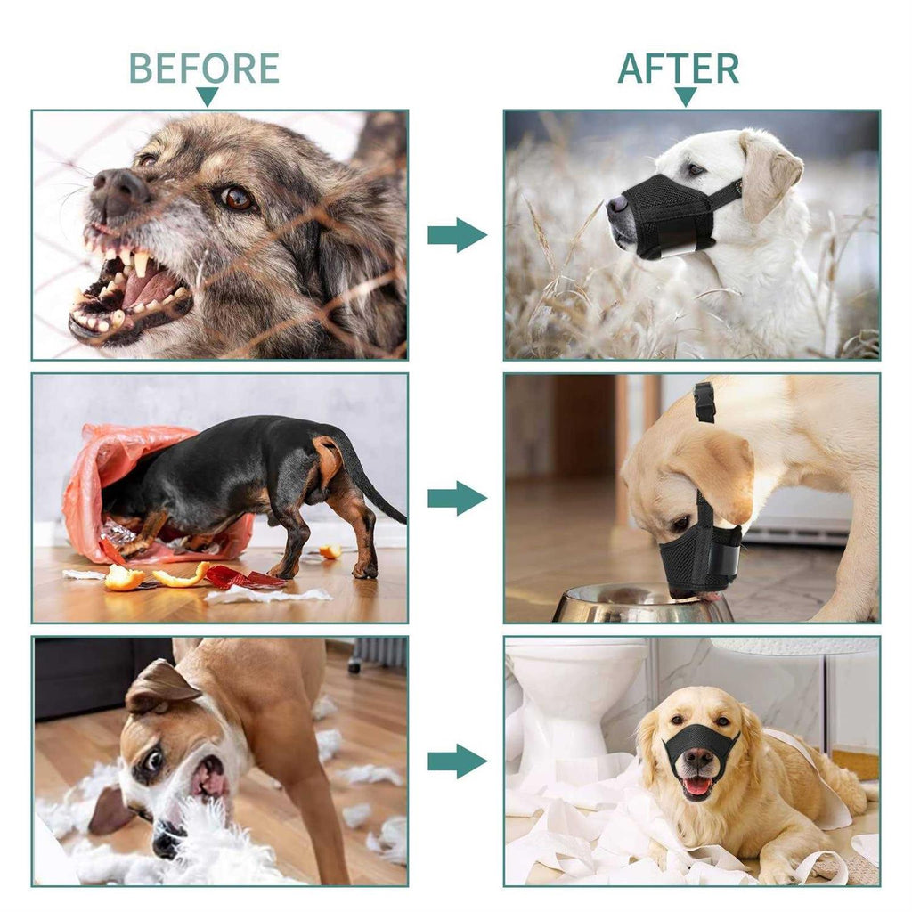 Soft Nylon Adjustable Dog Muzzle N35920