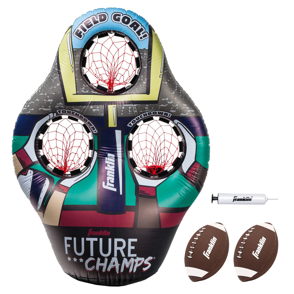 Inflatable Football Target Toss Game W347