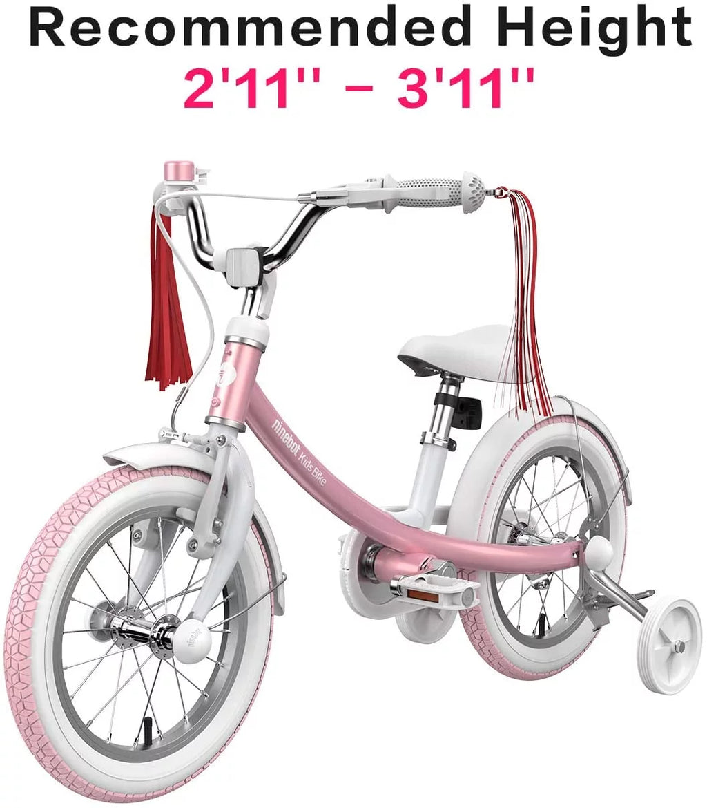 Pink 14 In. Kids Bicycle with Training Wheels Y9688