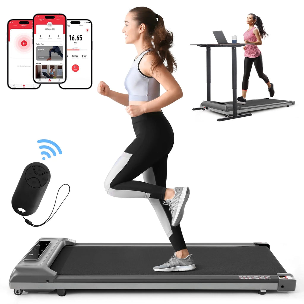 Under Desk Treadmill 2 in 1 Walking Pad with Remote Control A97550