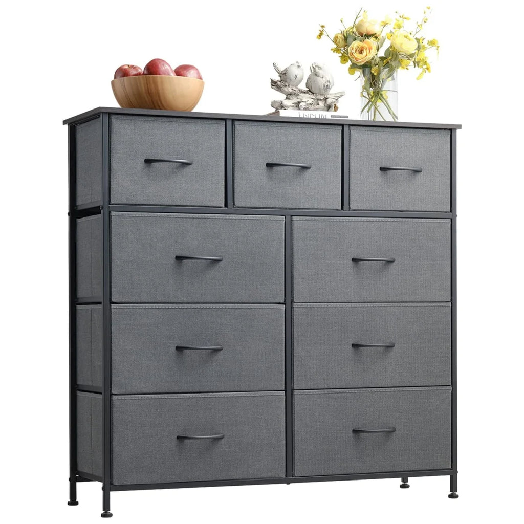 9 Drawer Fabric Storage Dresser J92292
