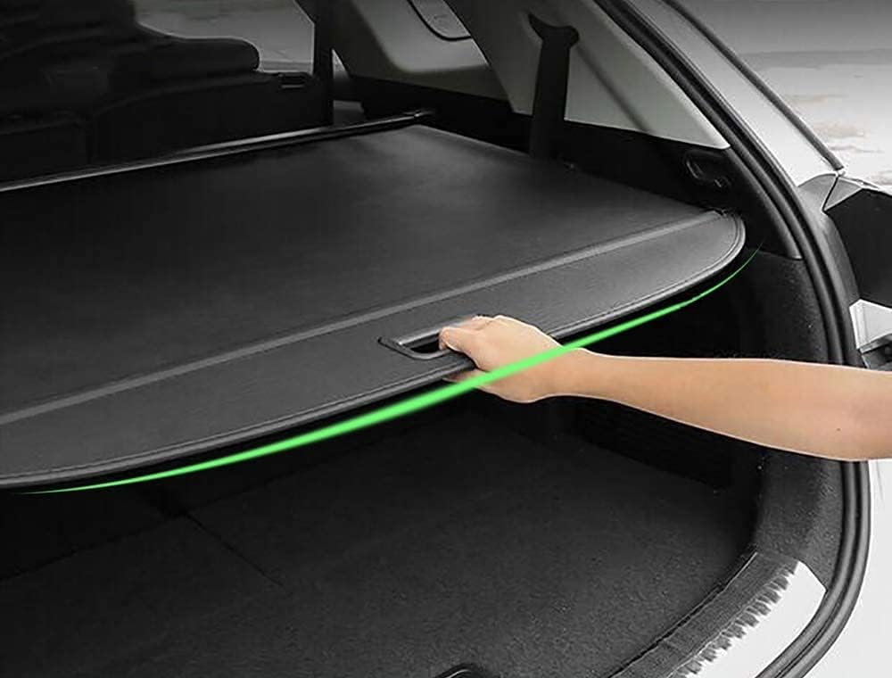 Black Retractable Cargo Cover Q144