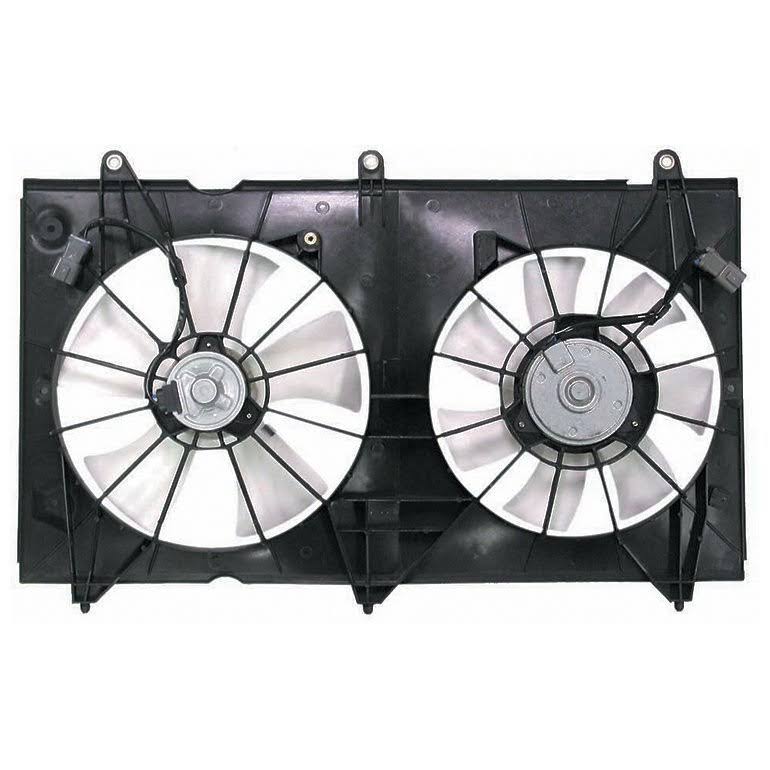 Honda Accord Radiator Condenser Cooling Fan Assembly D66067