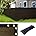 Black 6' x 50' Fence Privacy Screen with Grommets D16479
