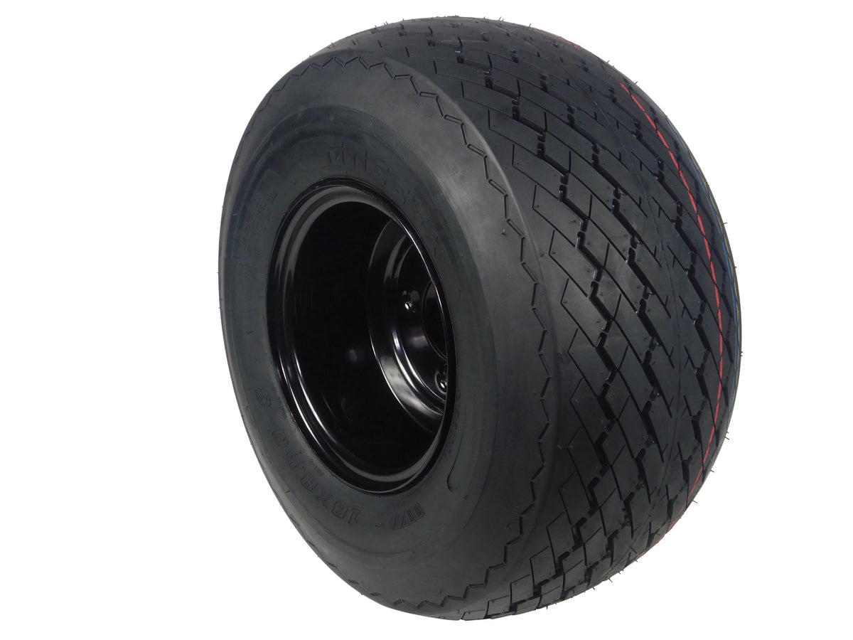 18x8.5-8 Golf Cart Tires & 4/4 Wheel Assembled Kit R711