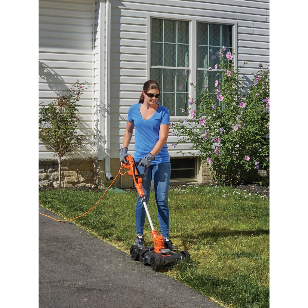 Corded 3-In-1 Electric Lawn Mower String Trimmer Edger F90832