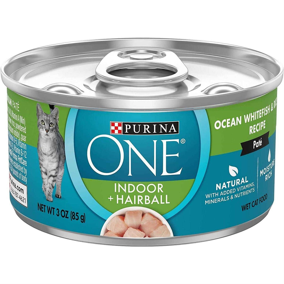 High Protein Whitefish & Rice Wet Cat Food E62106