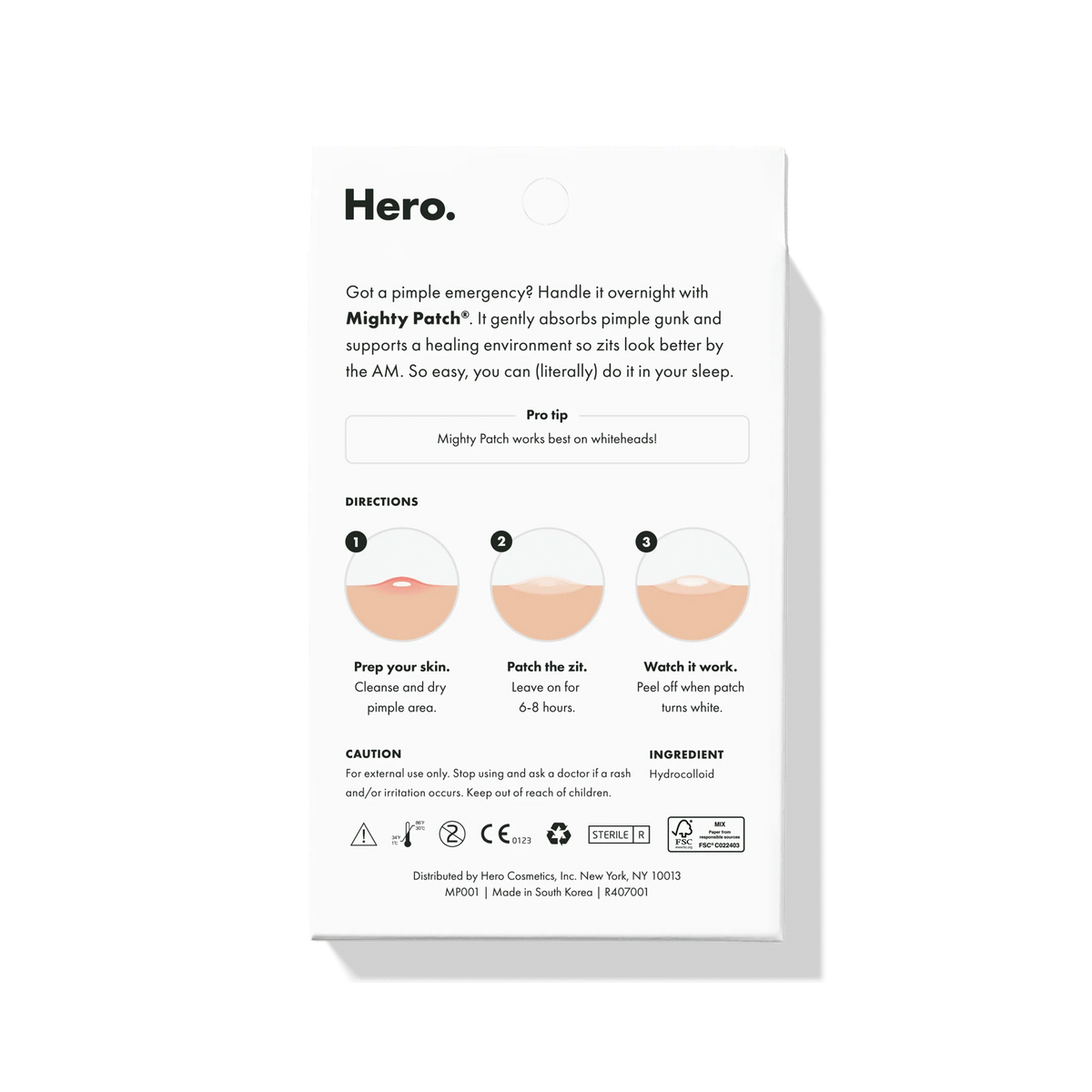 Hydrocolloid Acne Pimple Patch (27 Patches) W4544