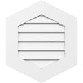 Vertical Peaked Surface Mount PVC Gable Vent Y640940