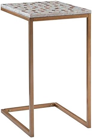 Gold Metal Accent C Table S6341