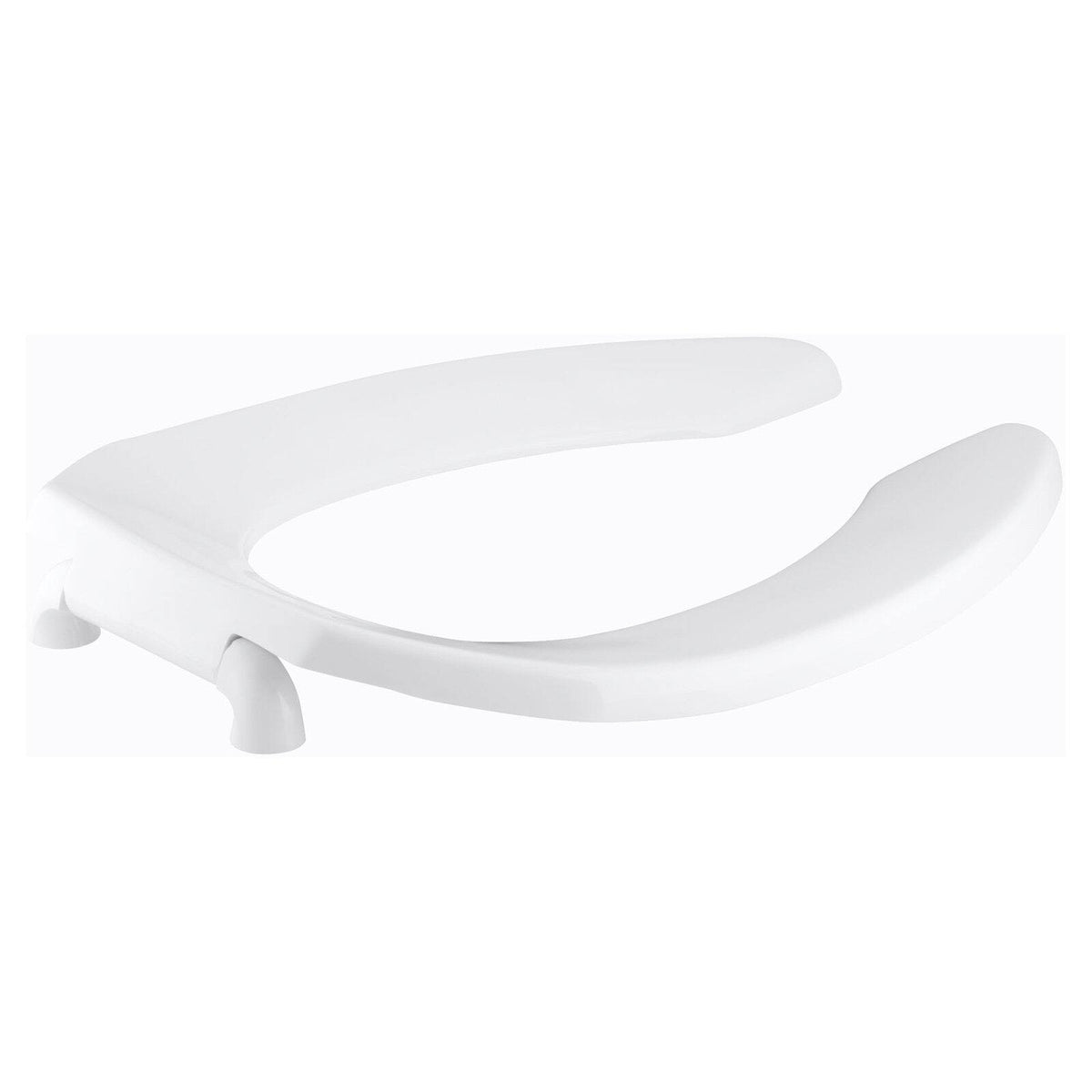 Elongated Toilet Seat with Check Hinge, White M23484