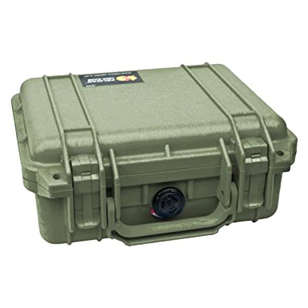 Small Shipping Case with Foam Olive Drab Green N5279