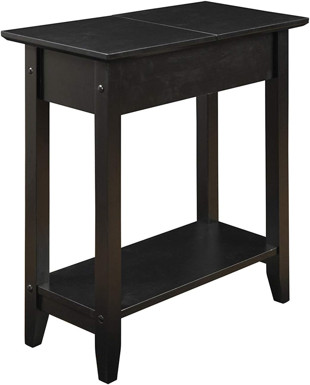 Black Flip Top End Table D43603