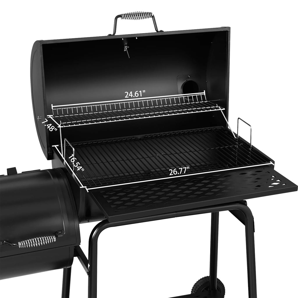 30 Charcoal Grill with Offset Smoker S275346