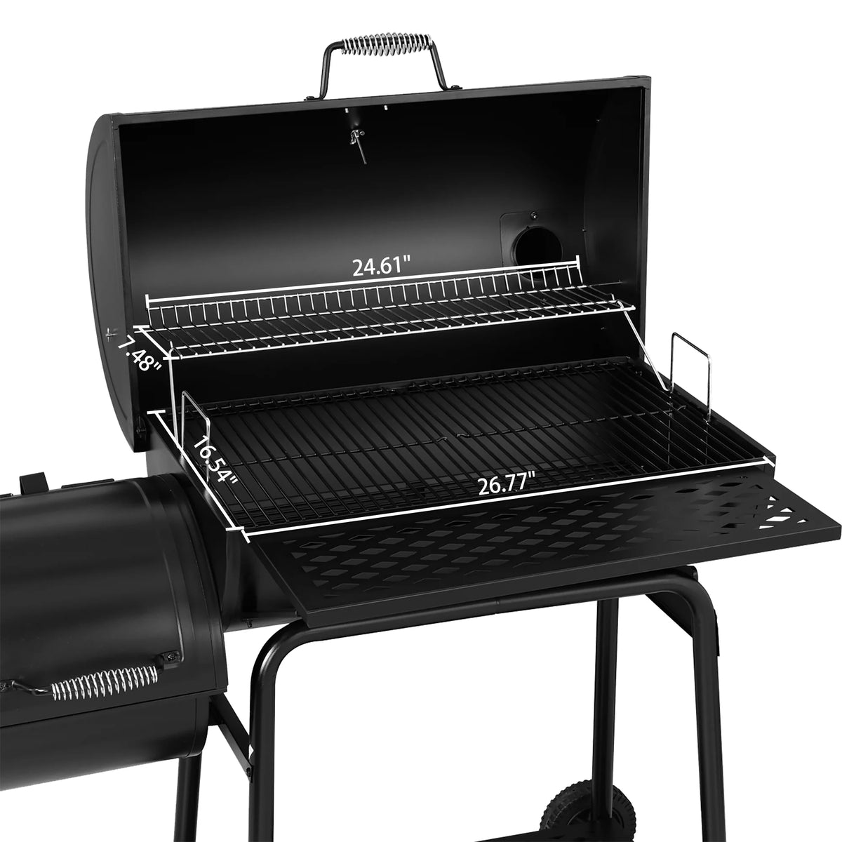 30 Charcoal Grill with Offset Smoker S275346