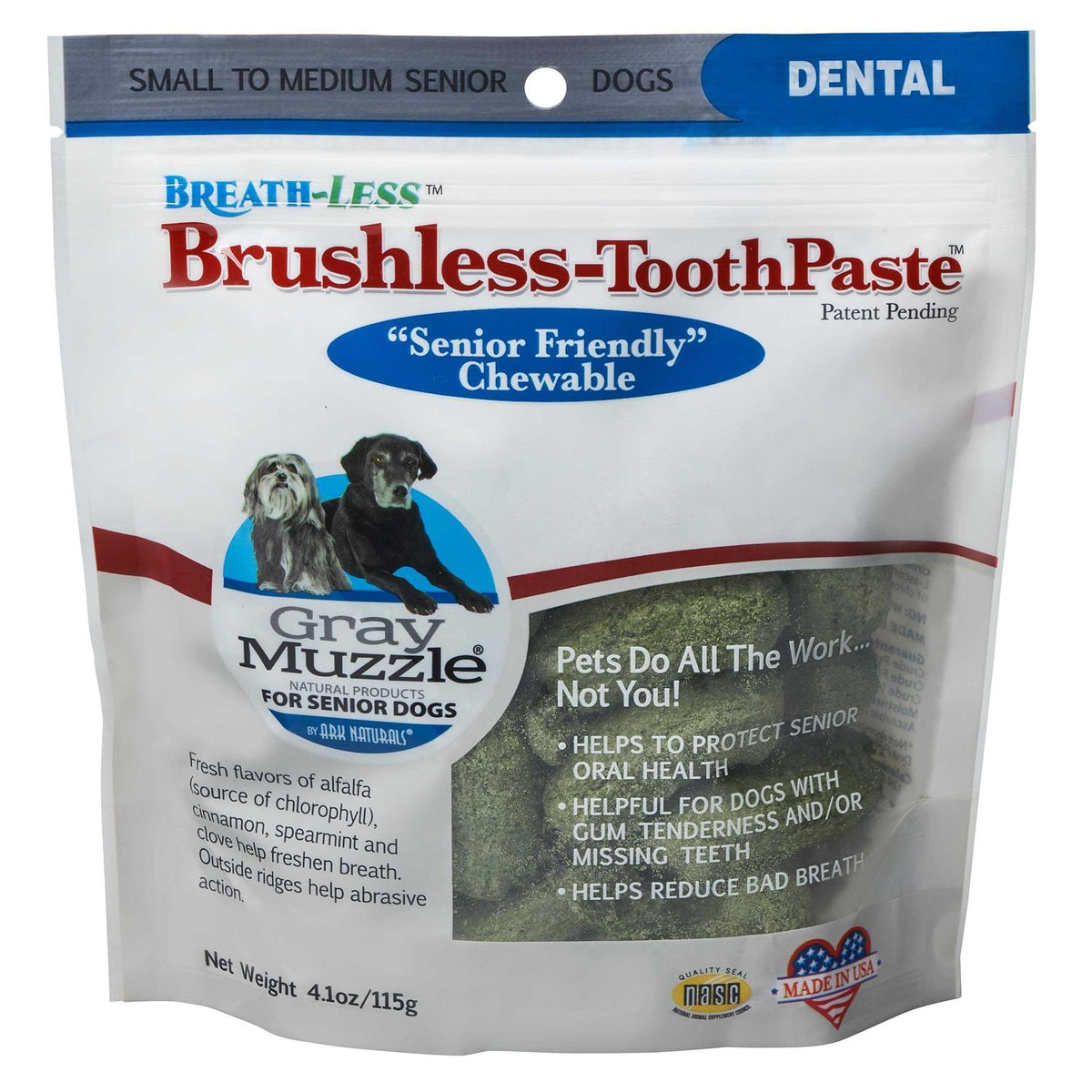 Gray Muzzle Brushless Toothpaste Small/Medium Z197688