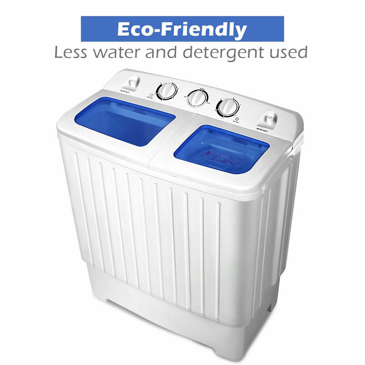 Compact Portable Washing Machine Twin Tub L95875