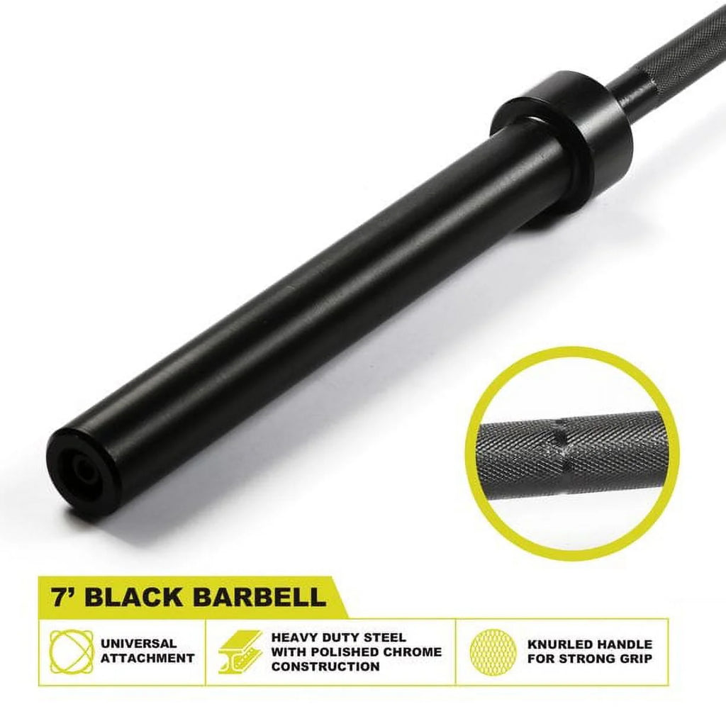 2-Inch Olympic Barbell Weight Bar 7ft 700-Pound Capacity M3875