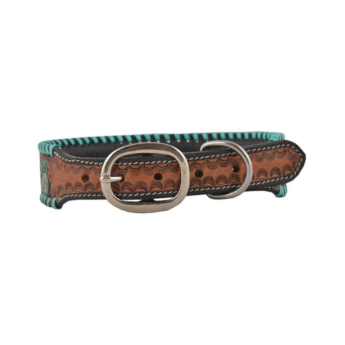 Tooled Leather Dog Collar K467671
