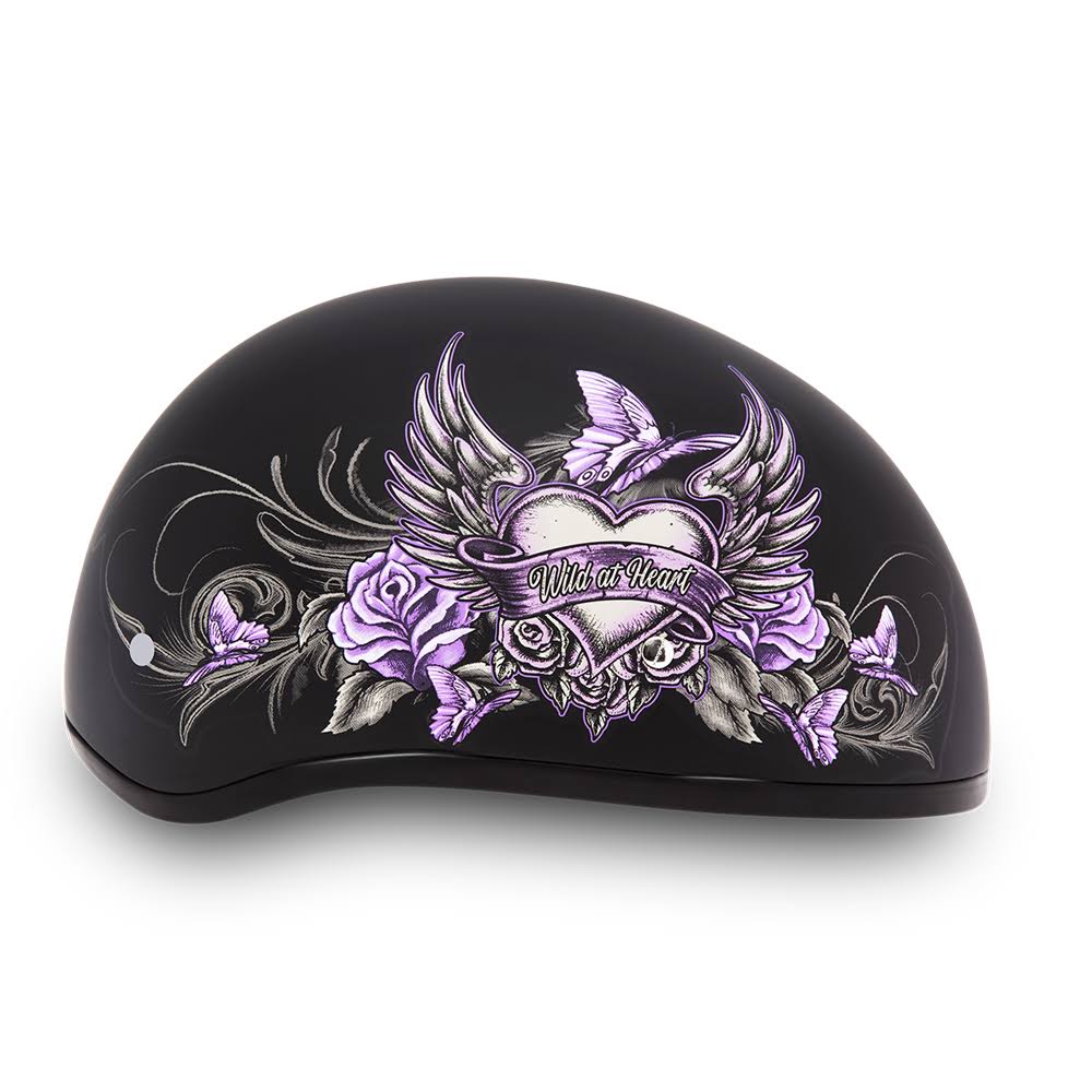 Black Small Half Face Helmet J203