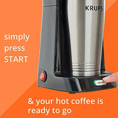 12oz Single Serve Coffee Maker with Travel Tumbler Q71725