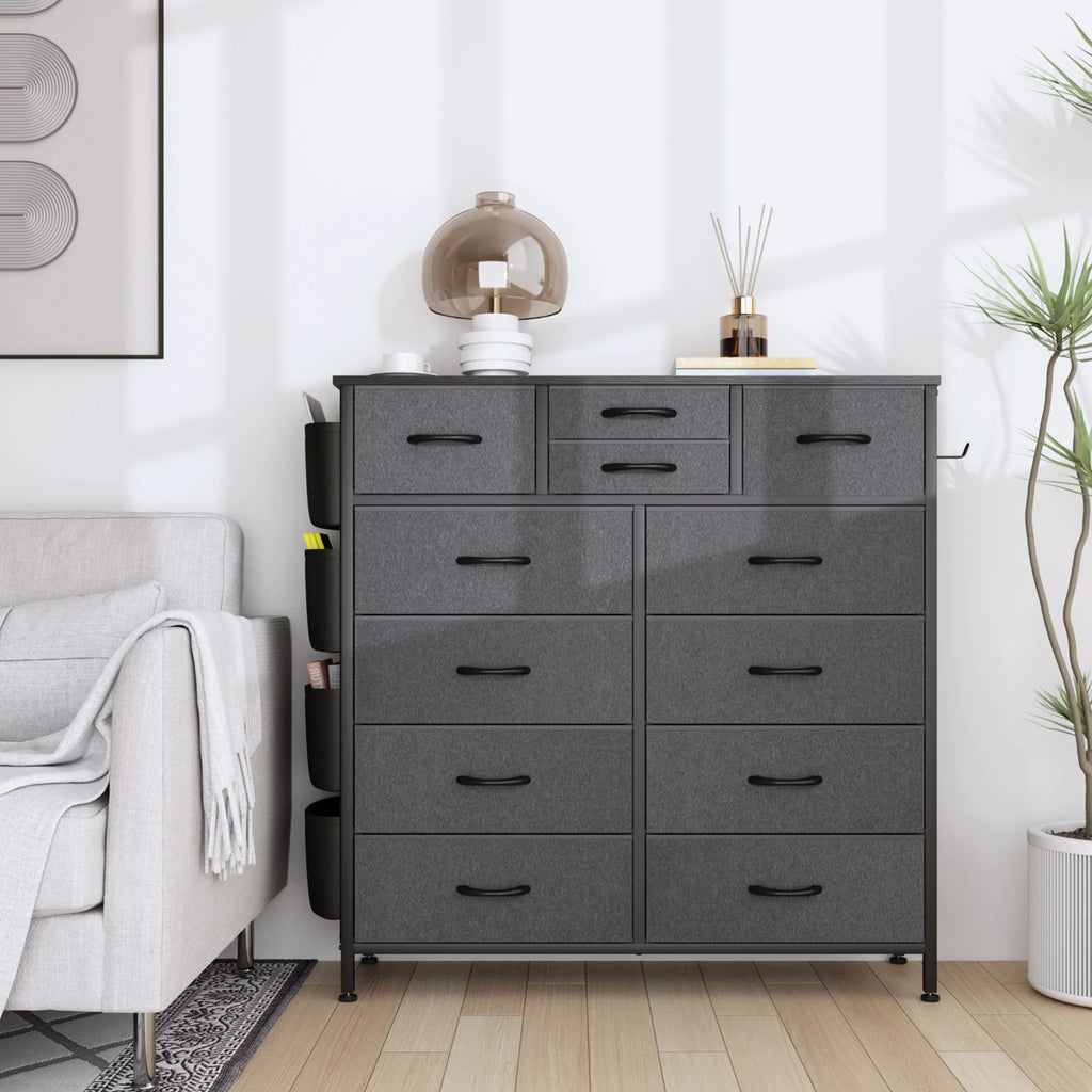 12 Drawer Fabric Dresser G90418