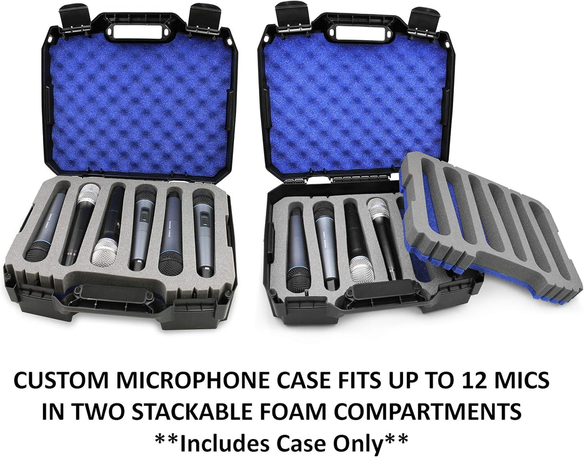 Hard Case Compatible with 12 Handheld Microphone System, Case Only O280427